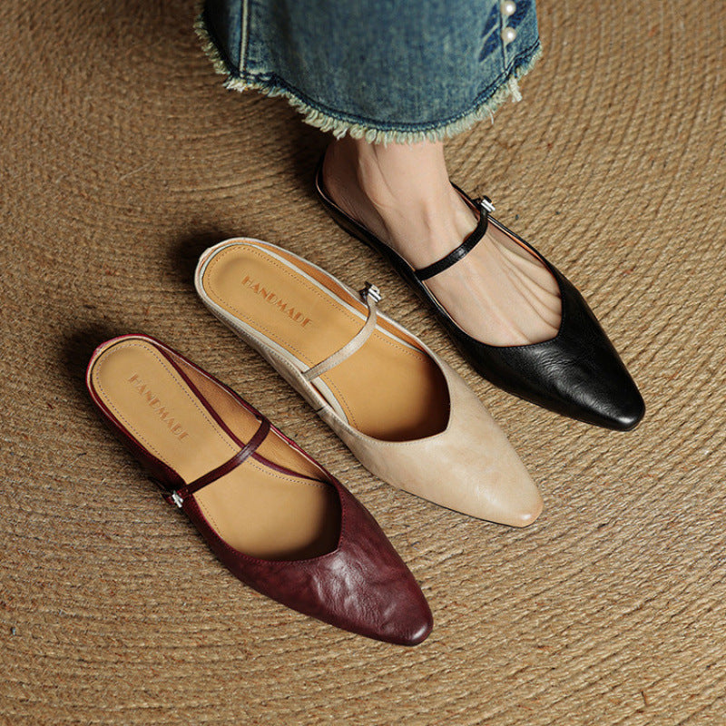 Tanja | Damen Slipper aus Echtem Leder