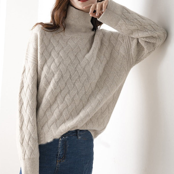 Sarah | Damen Rollkragenpullover für den Frühling