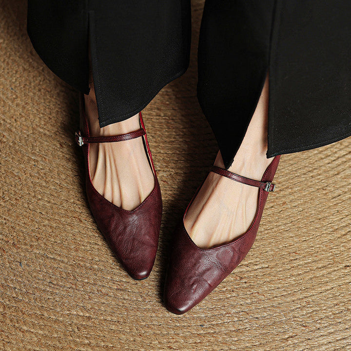 Tanja | Damen Slipper aus Echtem Leder