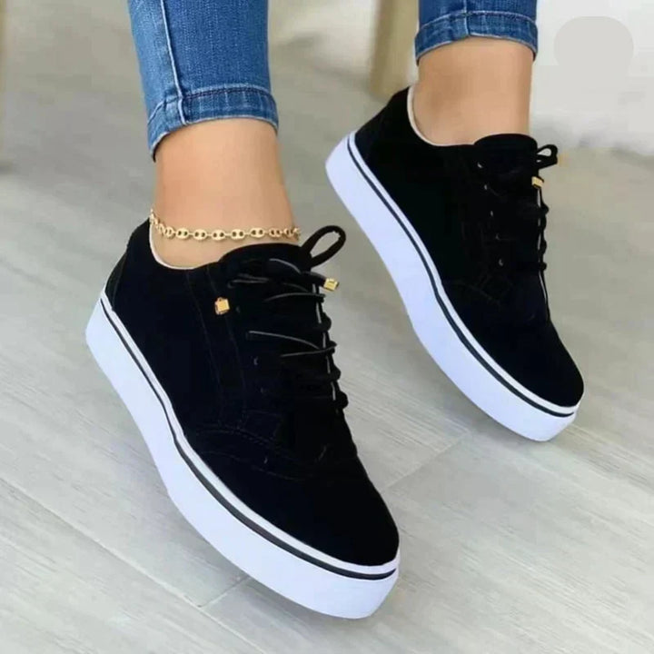 Felicia | Damen Lässige Plateau Sneakers für den Alltag