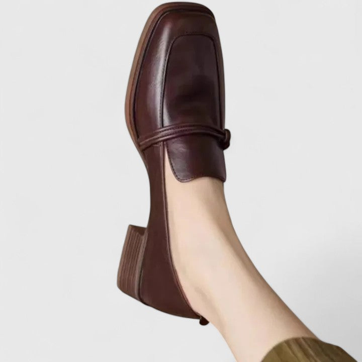 Carolin | Damen Klassische Slip-On Bequeme Loafer