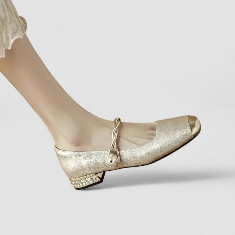 Gabriela | Damen Orthopädische Mary Jane Niedrig-Absatz-Schuhe