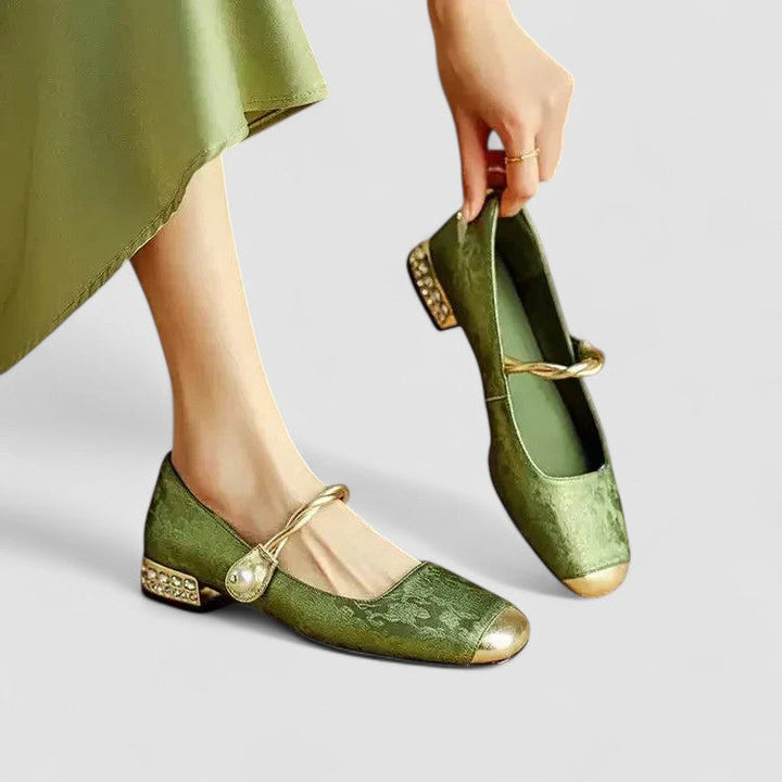 Gabriela | Damen Orthopädische Mary Jane Niedrig-Absatz-Schuhe