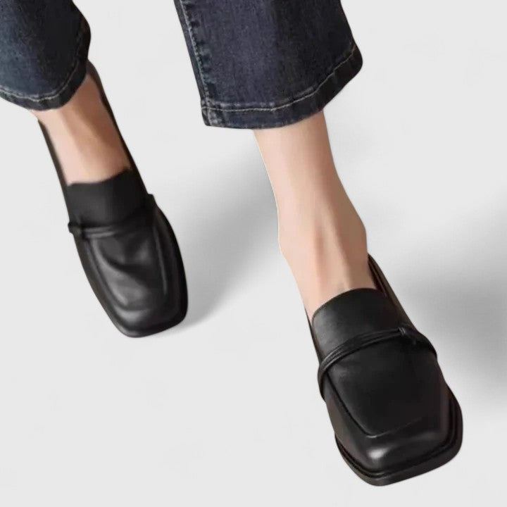 Carolin | Damen Klassische Slip-On Bequeme Loafer