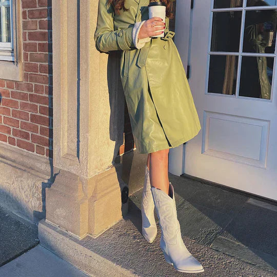 Karin  | Klassische Lederstiefel für Damen