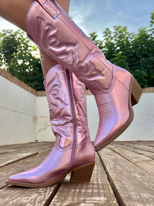 Karin  | Klassische Lederstiefel für Damen