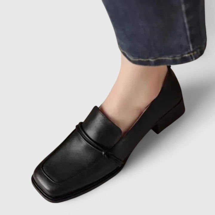 Carolin | Damen Klassische Slip-On Bequeme Loafer