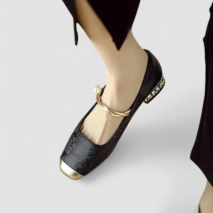 Gabriela | Damen Orthopädische Mary Jane Niedrig-Absatz-Schuhe