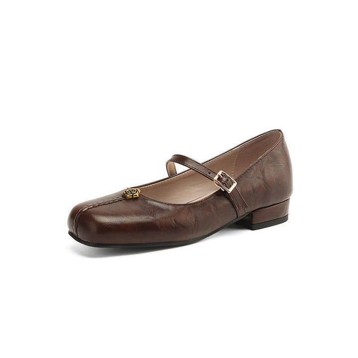 Susanne | Damen Frühlings Ballerinas mit Riemen