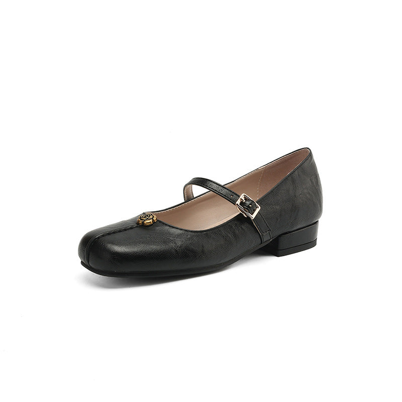 Susanne | Damen Frühlings Ballerinas mit Riemen