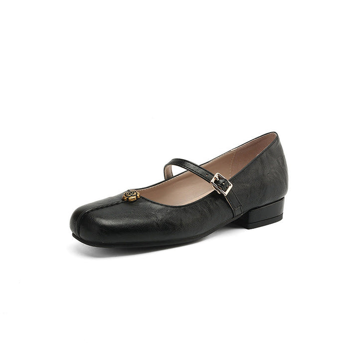 Susanne | Damen Frühlings Ballerinas mit Riemen