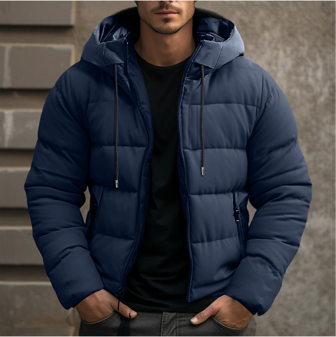 Moritz | Herren Winter-Steppjacke mit Kapuze