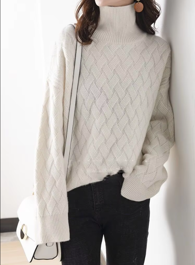 Sarah | Damen Rollkragenpullover für den Frühling