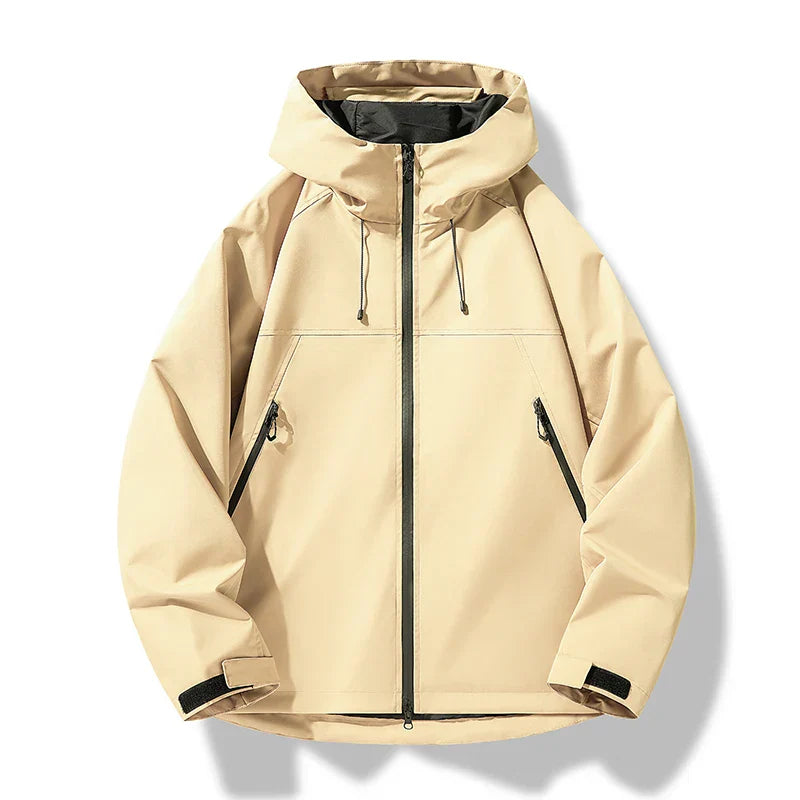 Norbert | Herren Wasserdichte Kapuzen Winddichte Shell Jacke