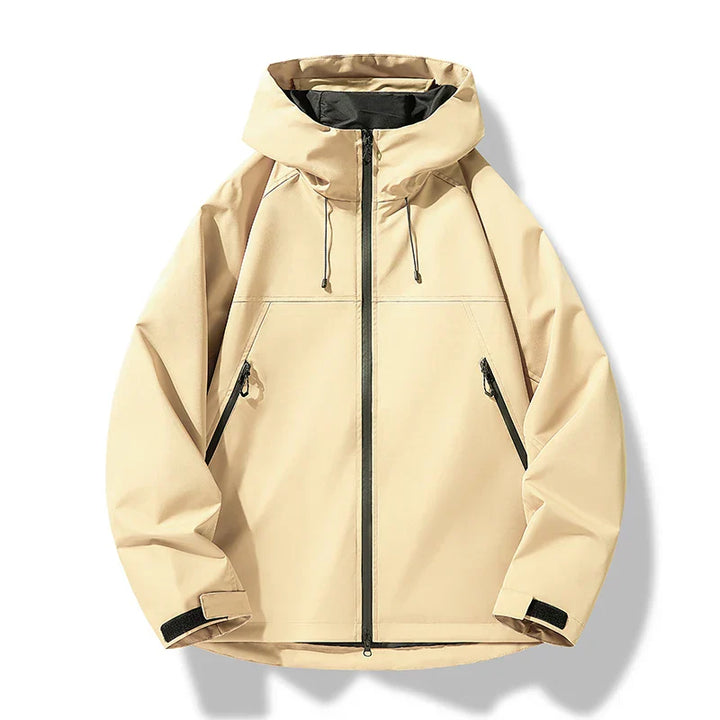 Norbert | Herren Wasserdichte Kapuzen Winddichte Shell Jacke