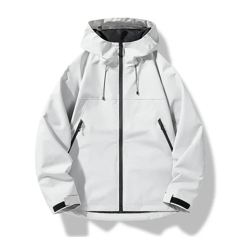 Norbert | Herren Wasserdichte Kapuzen Winddichte Shell Jacke