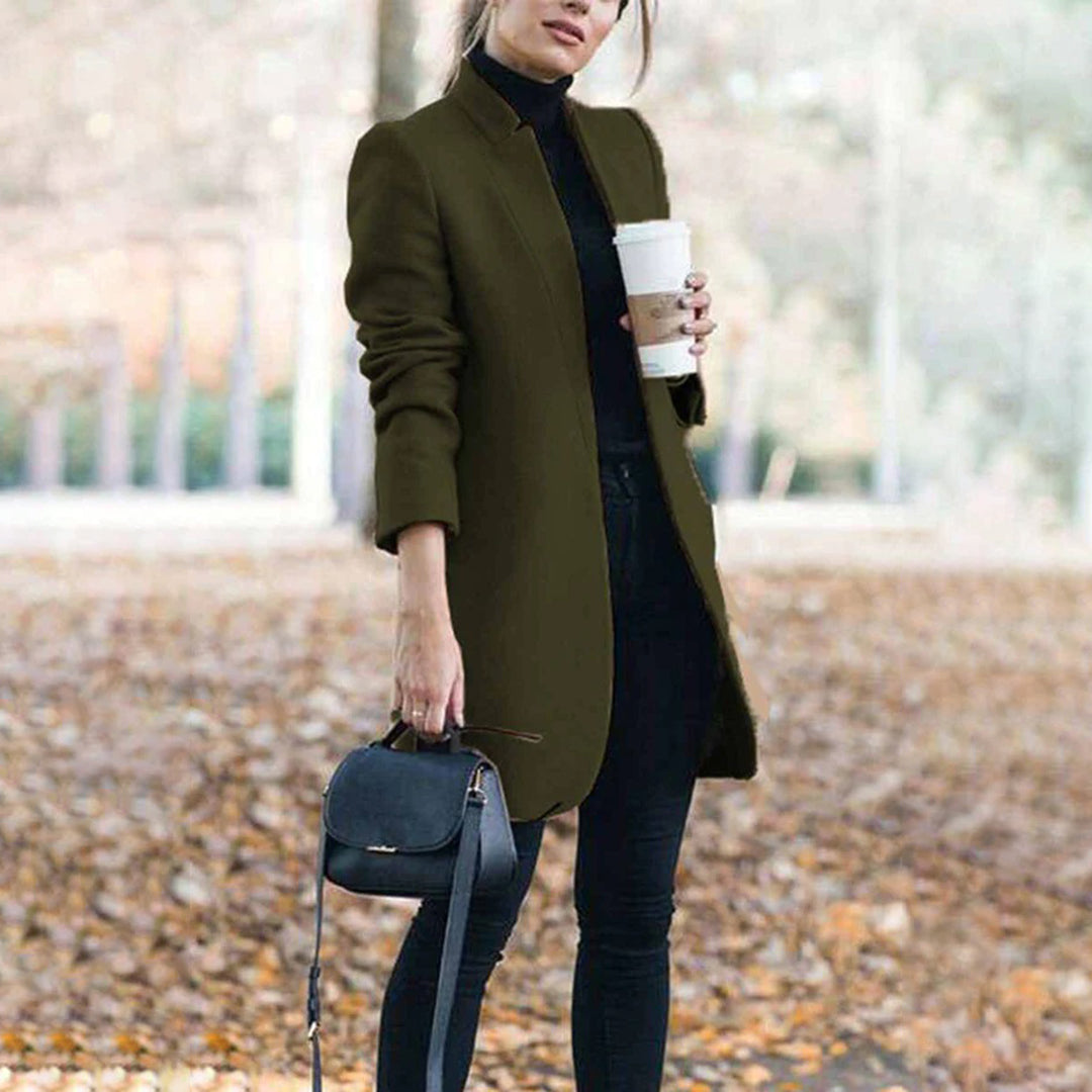 Annika | Damen Chic Maßgeschneiderter Formeller Wintermantel