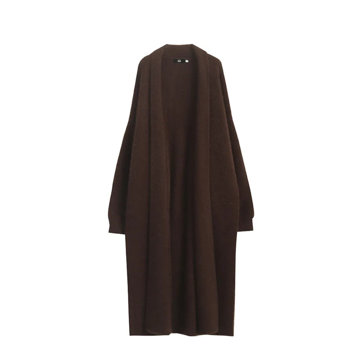 Sarah | Damen Offener Langer Mantel Stil