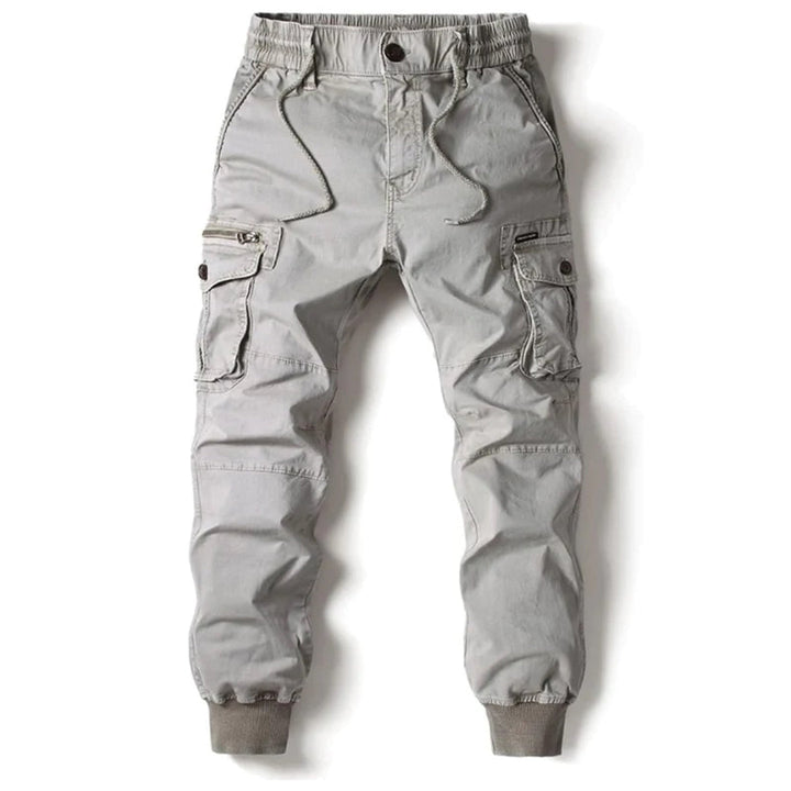 David | Herren Modische Cargohose mit schmal zulaufender Passform