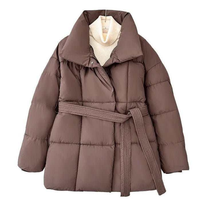 Nadine | Winter-Steppmantel für Damen mit Gürtel