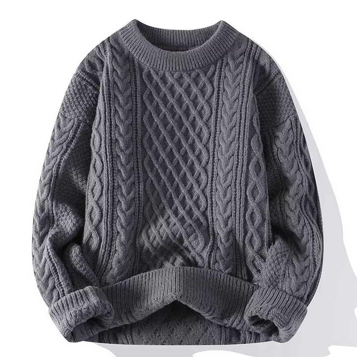 Emma | Damen Frühjahrs Strukturierter Rundhals-Pullover