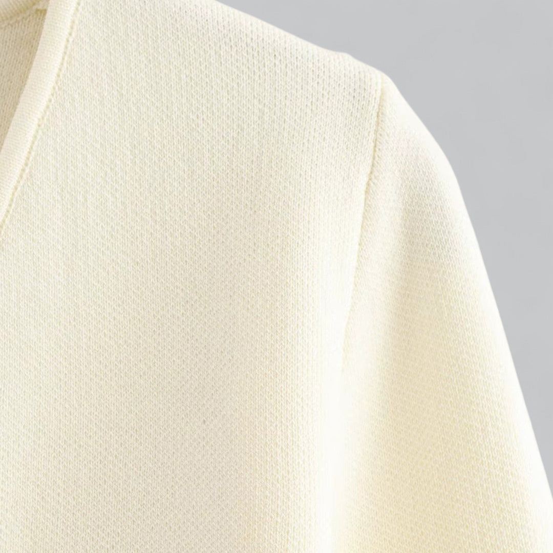 Annika | Damen Frühlings Minimalistischer Cardigan Mit Knöpfen