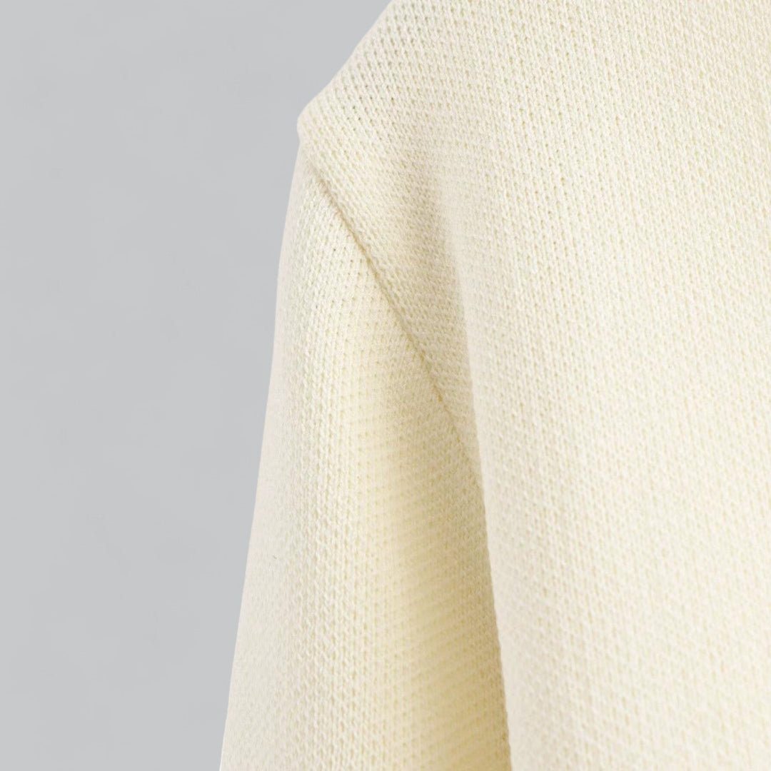 Annika | Damen Frühlings Minimalistischer Cardigan Mit Knöpfen