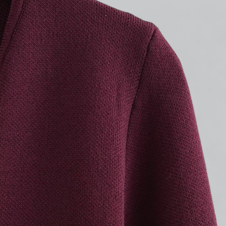 Annika | Damen Frühlings Minimalistischer Cardigan Mit Knöpfen
