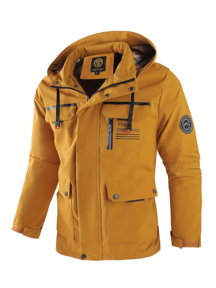 Christian | Herren Leichte Wasserdichte Regenjacke für den Winter