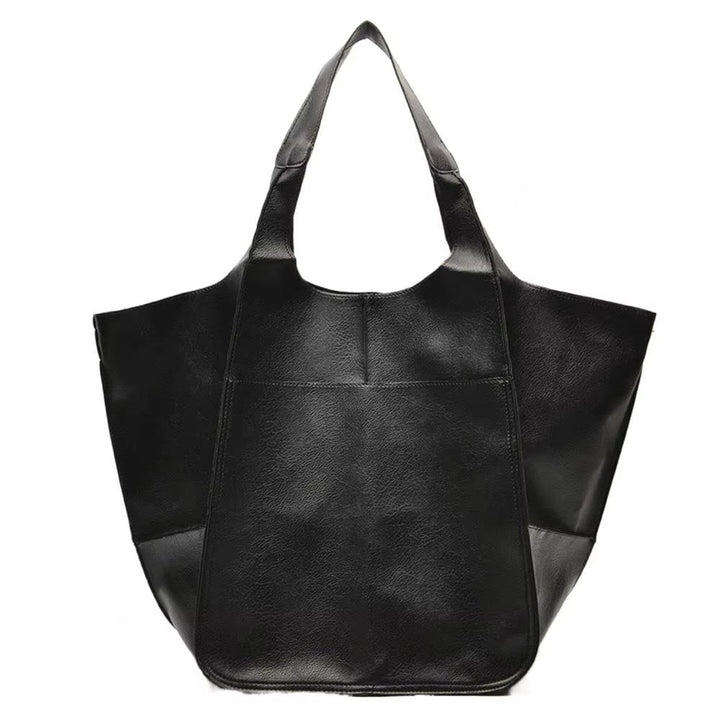 Übergroße Damen Tote Bag aus Veganleder mit Magnetverschluss
