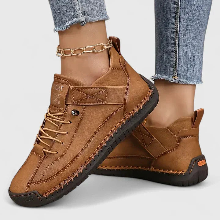 Jessica | Damen Lässig Schicke Bequeme Schnürsneaker