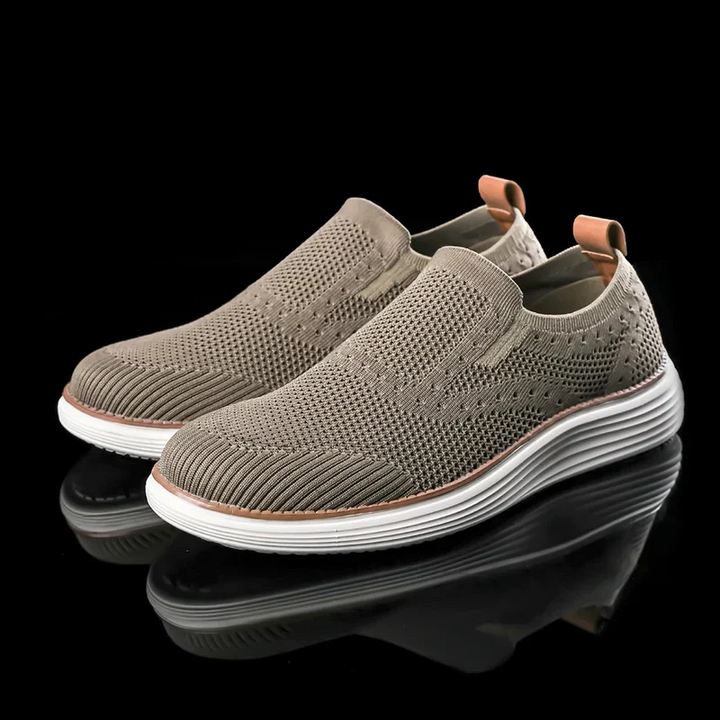 Friedrich | Herren atmungsaktive Slip-On-Schuhe zum Gehen