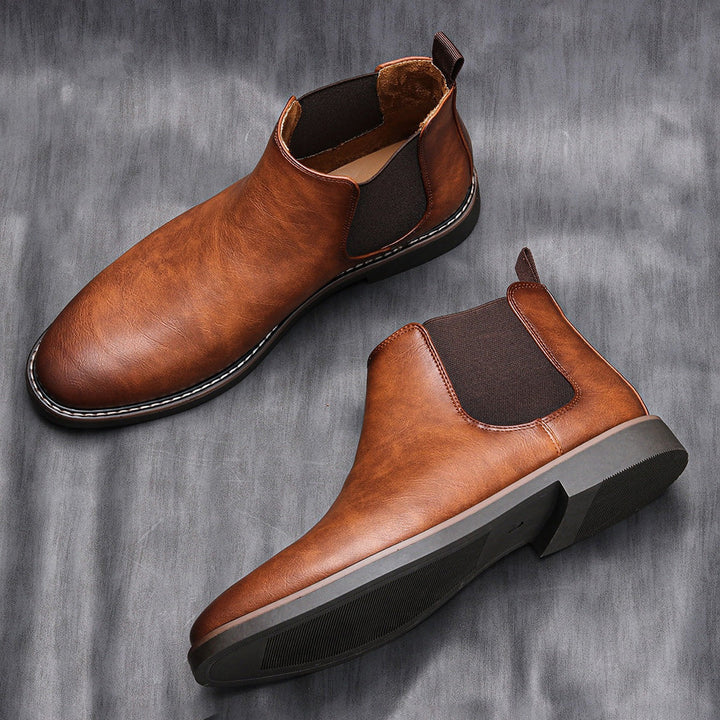 Viktor | Herren Leder-Chelsea-Stiefel mit Modernem Design