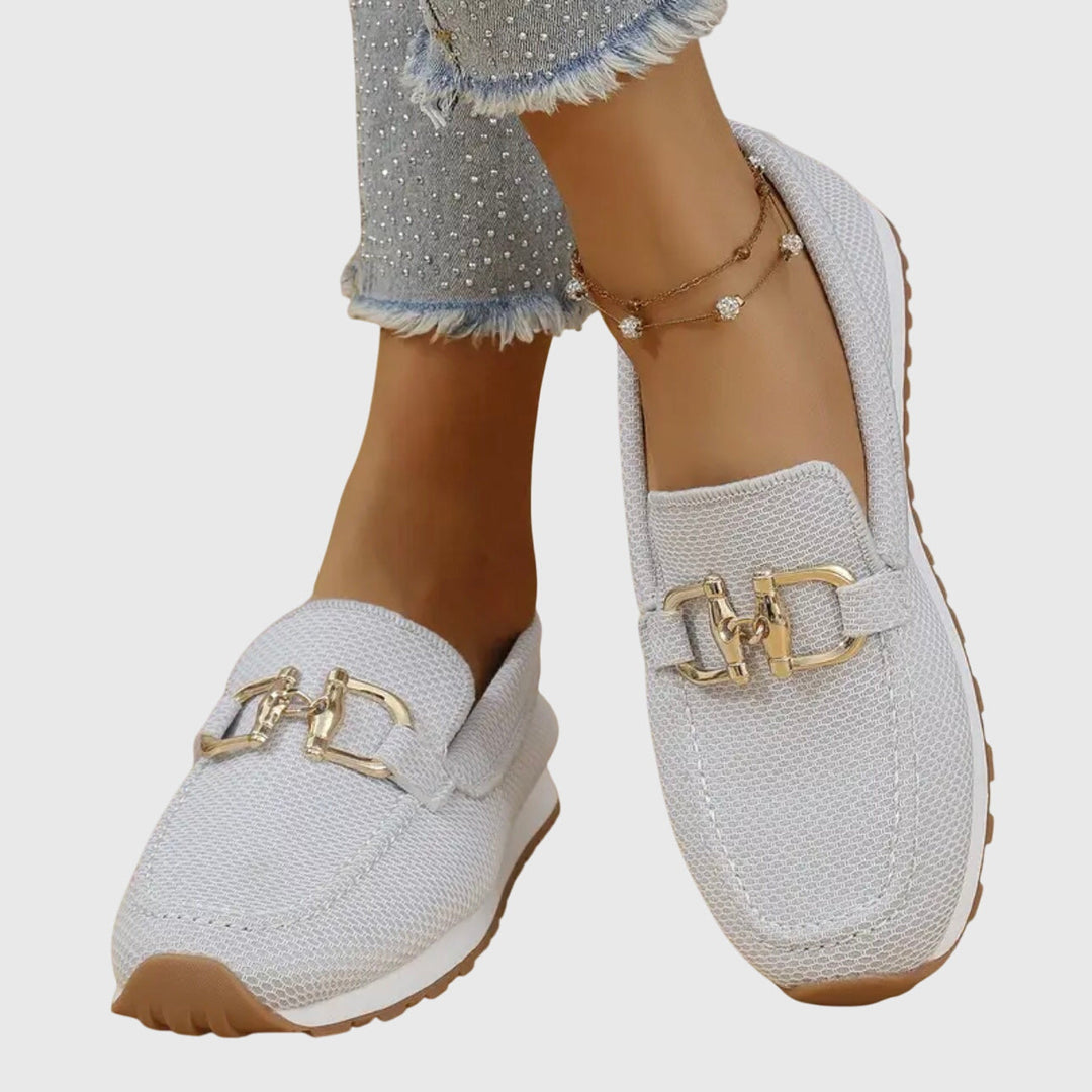 Sarah | Damen Frühlings Lässige Slip-On Loafer Schuhe