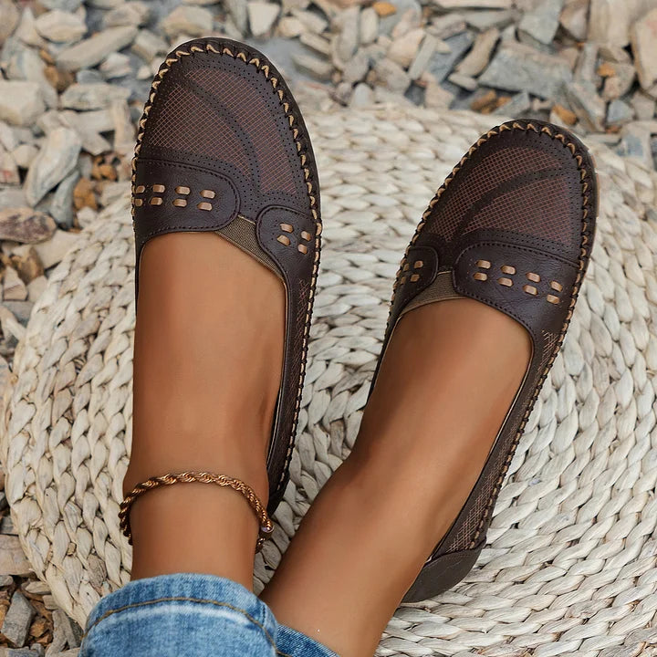 Johanna | Damen Stilvolle Orthopädische Bequeme Slip-On-Schuhe