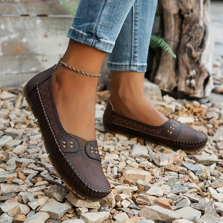 Johanna | Damen Stilvolle Orthopädische Bequeme Slip-On-Schuhe