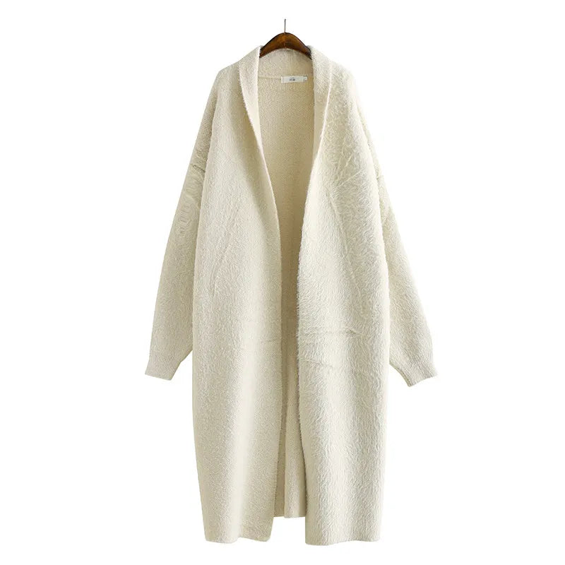 Sarah | Damen Offener Langer Mantel Stil