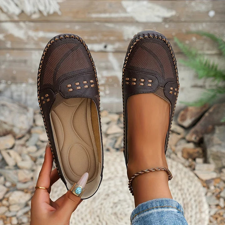 Johanna | Damen Stilvolle Orthopädische Bequeme Slip-On-Schuhe
