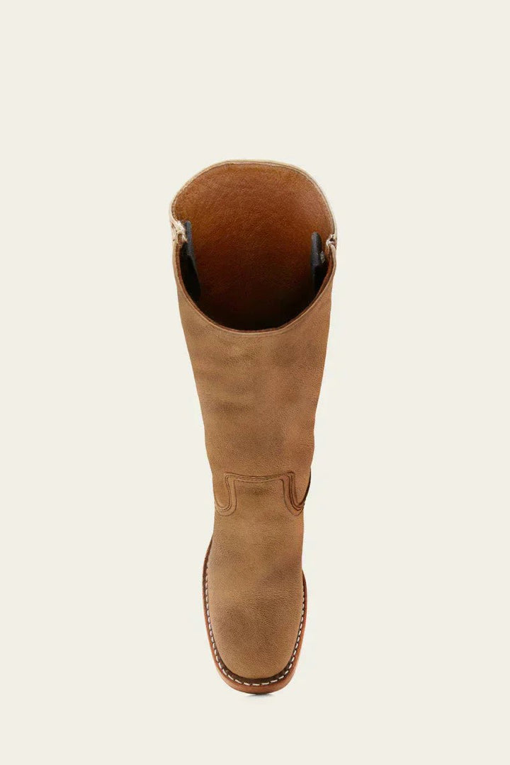 Damen Kniehöhe Leder Stiefel Blockabsatz