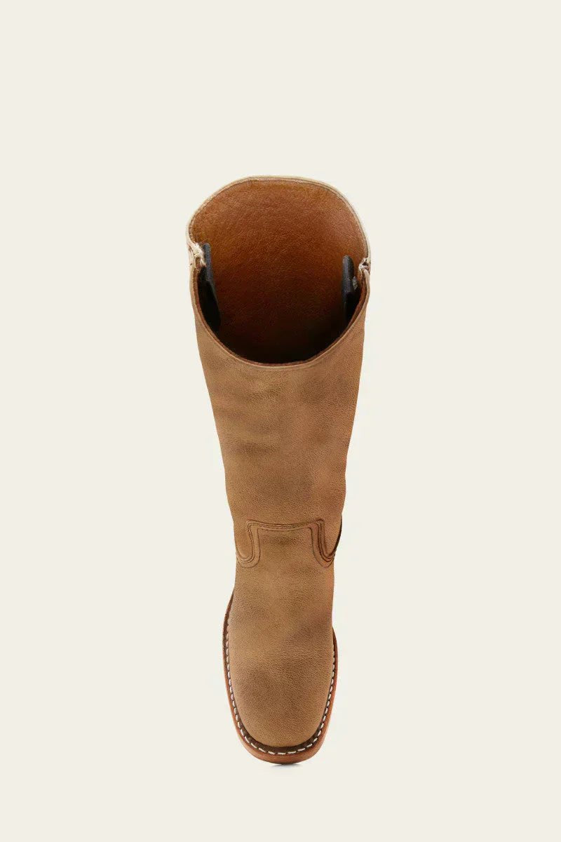 Damen Kniehoch Stiefel mit Schlanker Passform und Strukturierter Sohle