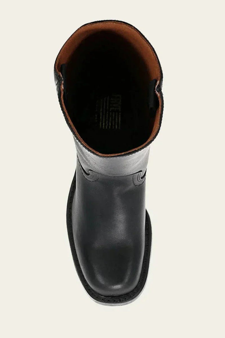 Damen Kniehoch Stiefel mit Schlanker Passform und Strukturierter Sohle