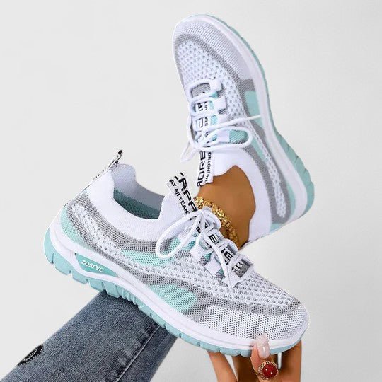 Damen Orthopädische Atmungsaktive Schnürsenkel-Lauf-Sneaker