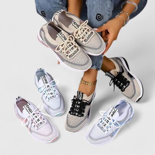 Damen Orthopädische Atmungsaktive Schnürsenkel-Lauf-Sneaker