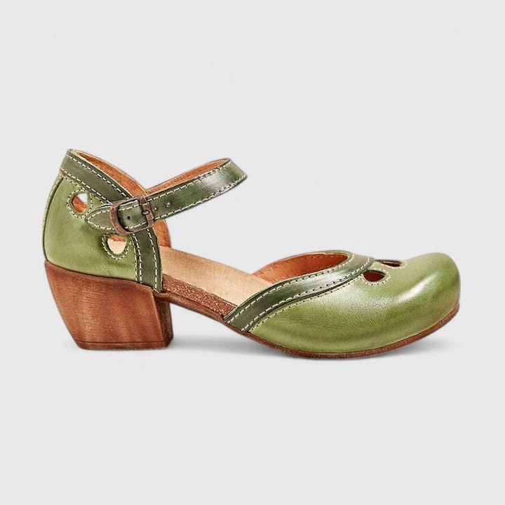 Damen Orthopädische Pumps Mary Jane Riemchen Komfort