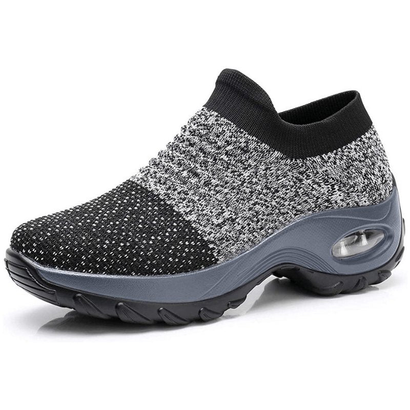 Damen Orthopädische Slip-On Sneaker Luftpolster - Gray