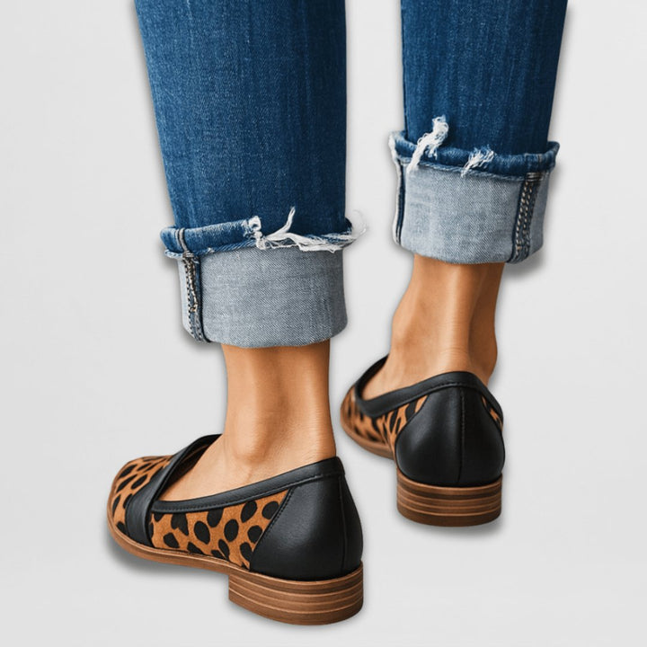 Damen Orthopädische Wildleder Spitze Loafers