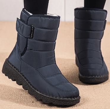 Damen Waterproof Boots Winterstiefel Gefüttert