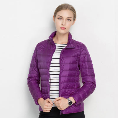 Lara | Damen Warmer Kurzer Steppmantel