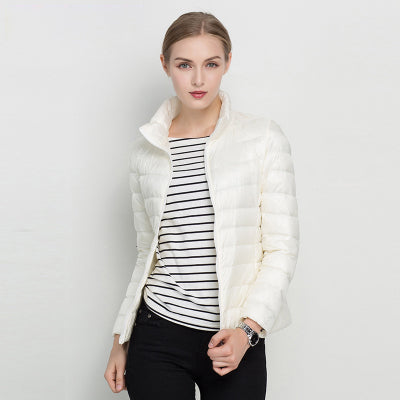 Lara | Damen Warmer Kurzer Steppmantel