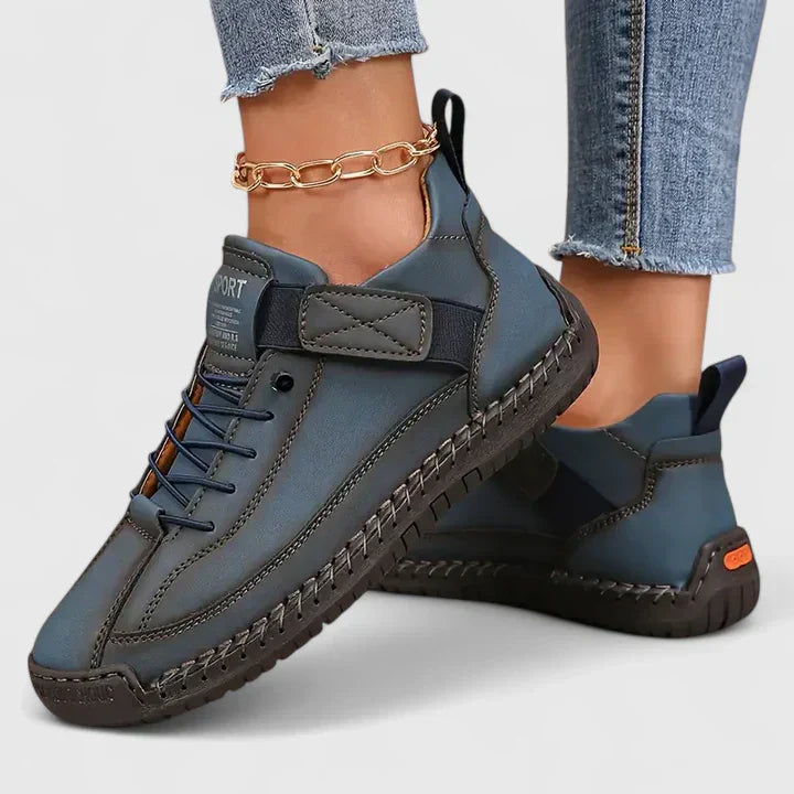 Barbara | Damen Lässige Schnür-Sneaker